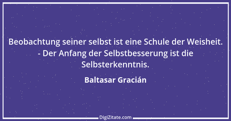 Zitat von Baltasar Gracián 20