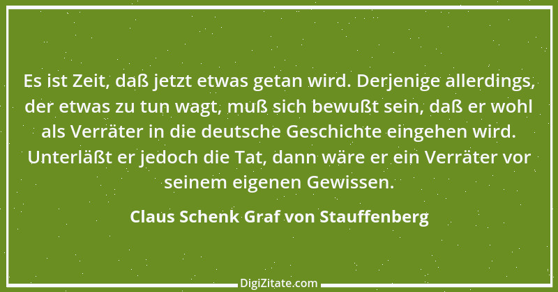 Zitat von Claus Schenk Graf von Stauffenberg 2