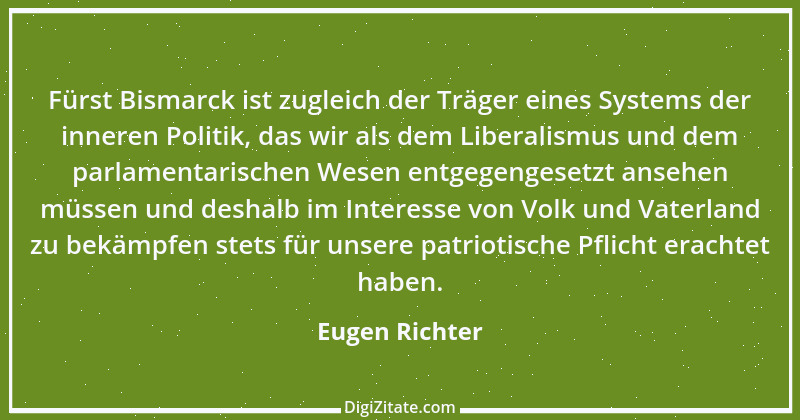 Zitat von Eugen Richter 3