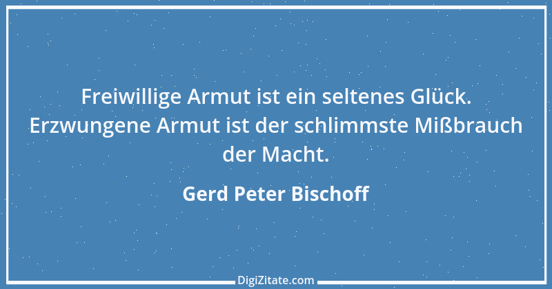 Zitat von Gerd Peter Bischoff 8