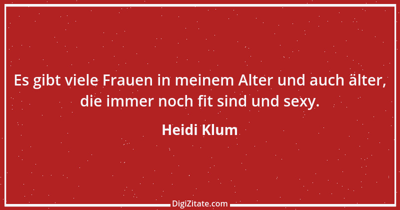 Zitat von Heidi Klum 2