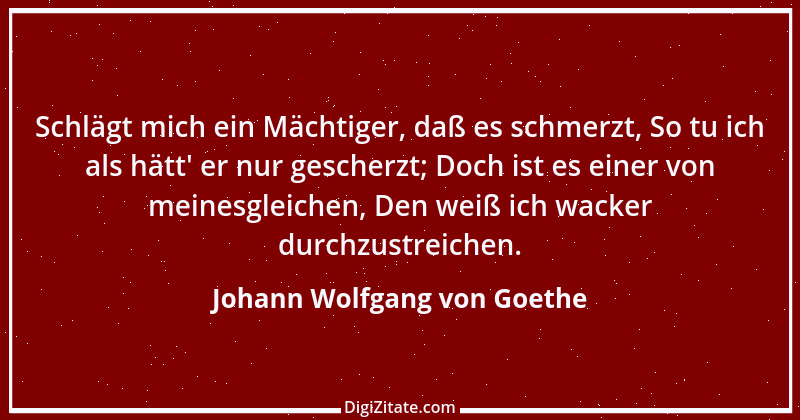 Zitat von Johann Wolfgang von Goethe 1775