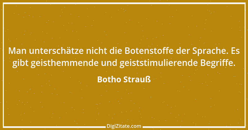 Zitat von Botho Strauß 4