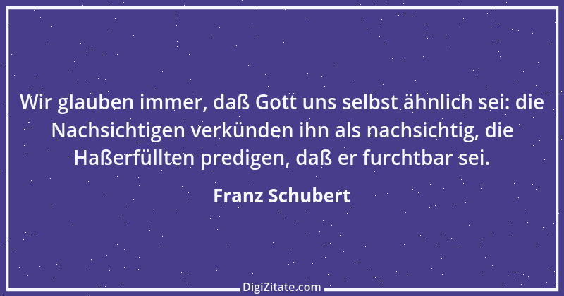 Zitat von Franz Schubert 2