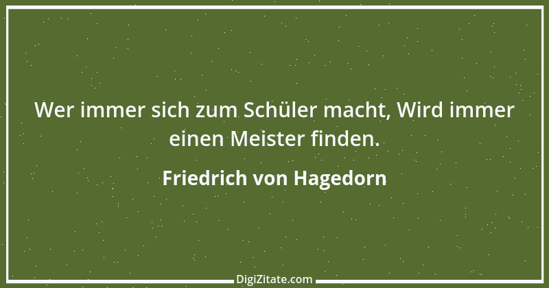 Zitat von Friedrich von Hagedorn 2