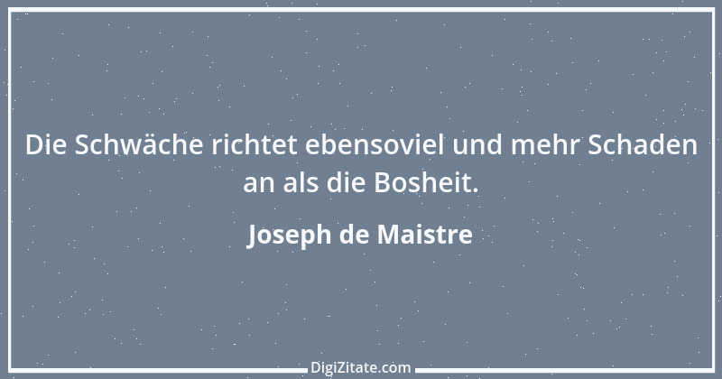 Zitat von Joseph de Maistre 7