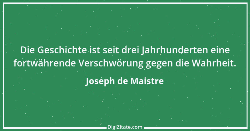 Zitat von Joseph de Maistre 8