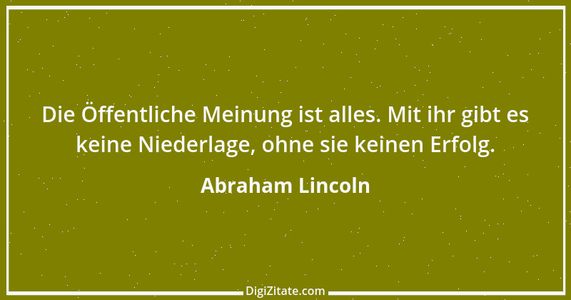 Zitat von Abraham Lincoln 72