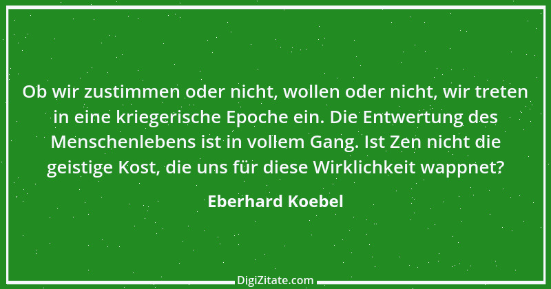 Zitat von Eberhard Koebel 1