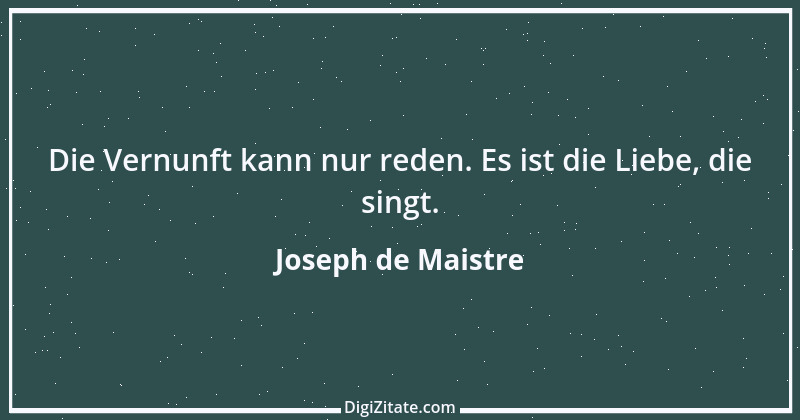 Zitat von Joseph de Maistre 9