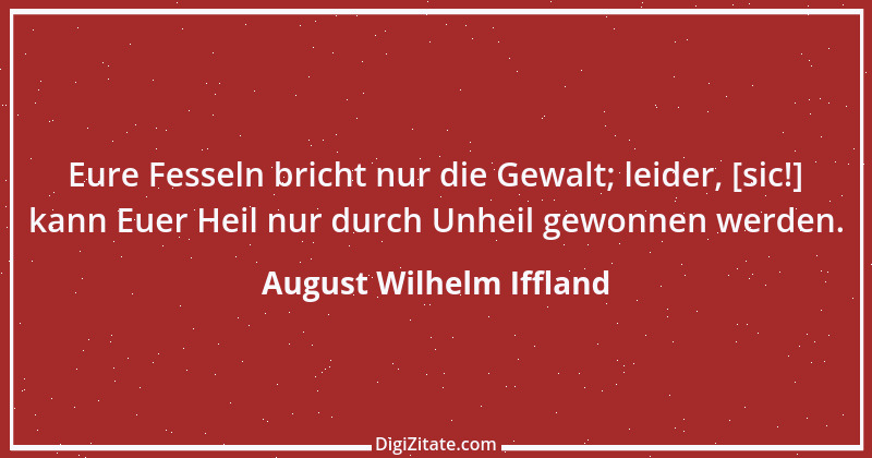 Zitat von August Wilhelm Iffland 3