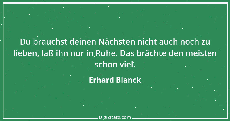 Zitat von Erhard Blanck 1774