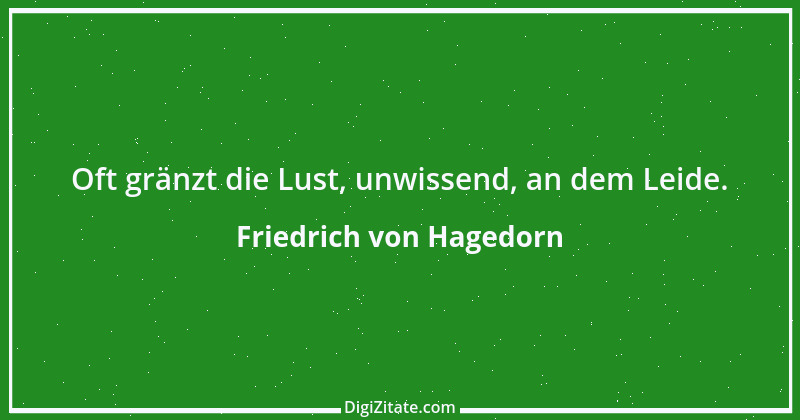 Zitat von Friedrich von Hagedorn 5