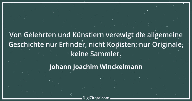 Zitat von Johann Joachim Winckelmann 8