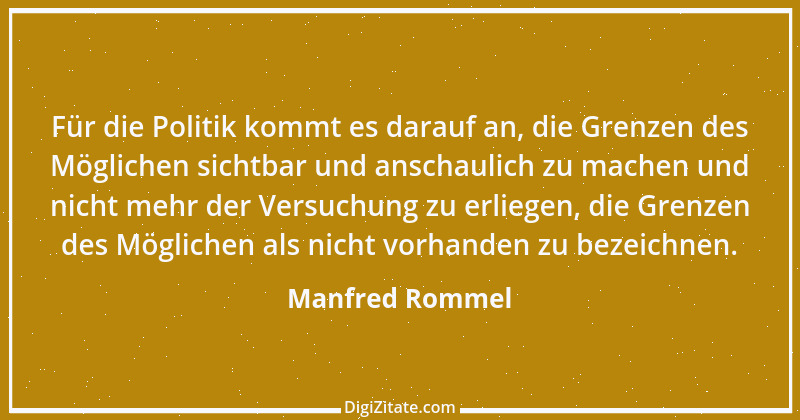 Zitat von Manfred Rommel 60