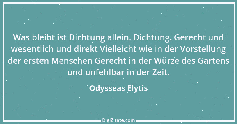 Zitat von Odysseas Elytis 1