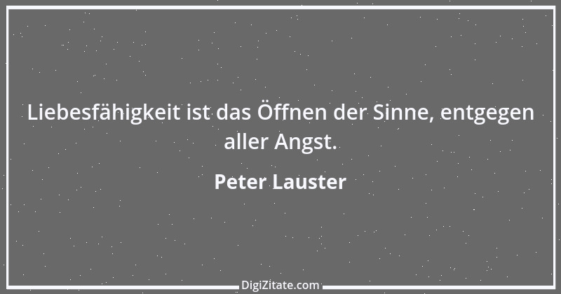 Zitat von Peter Lauster 44