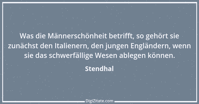 Zitat von Stendhal 190