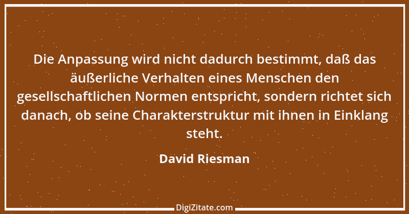 Zitat von David Riesman 1