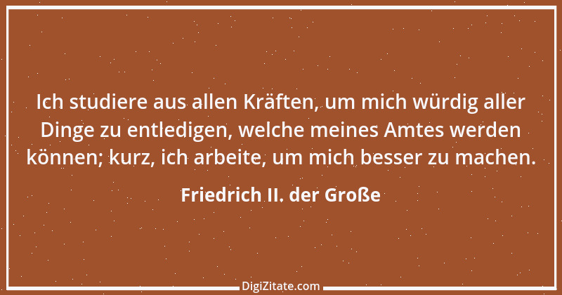 Zitat von Friedrich II. der Große 373