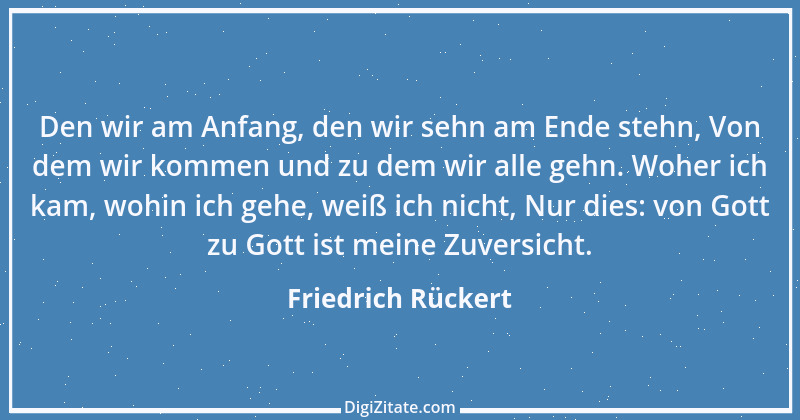 Zitat von Friedrich Rückert 190