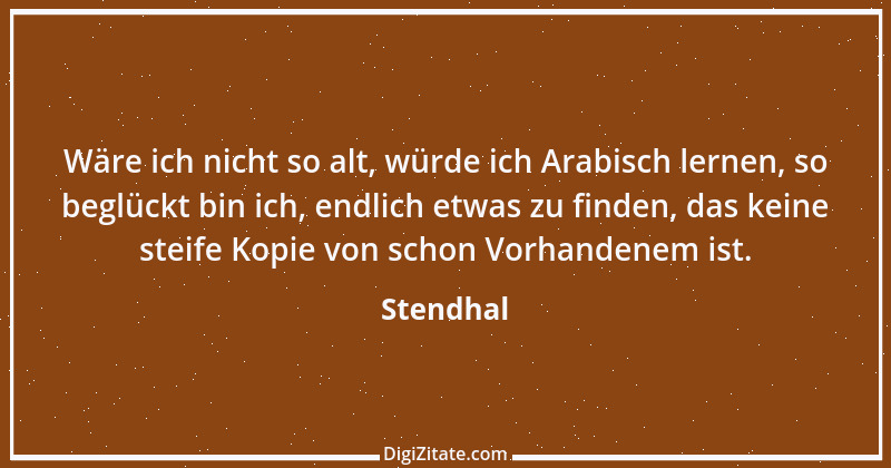 Zitat von Stendhal 191