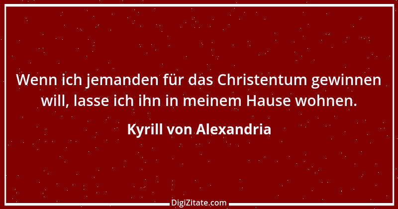 Zitat von Kyrill von Alexandria 2