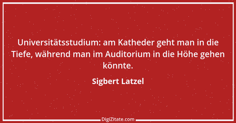 Zitat von Sigbert Latzel 131