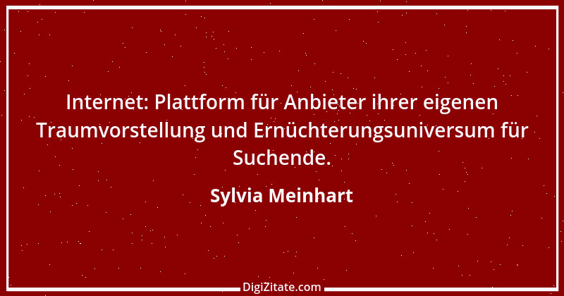 Zitat von Sylvia Meinhart 2