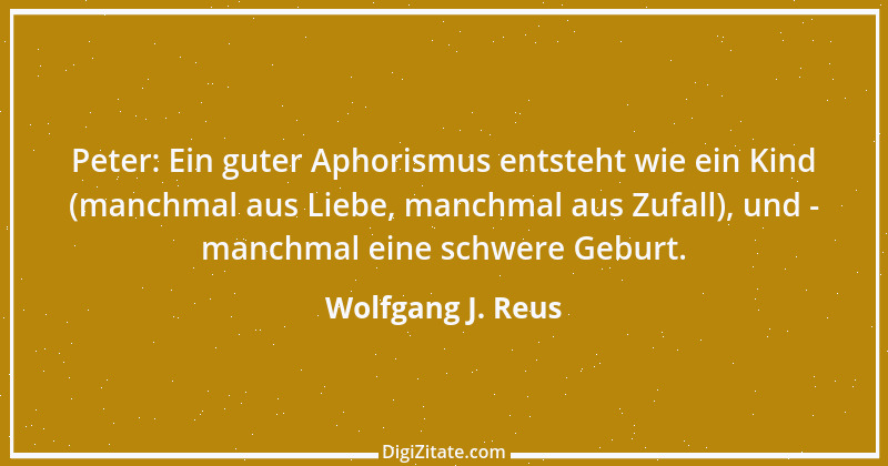 Zitat von Wolfgang J. Reus 1062