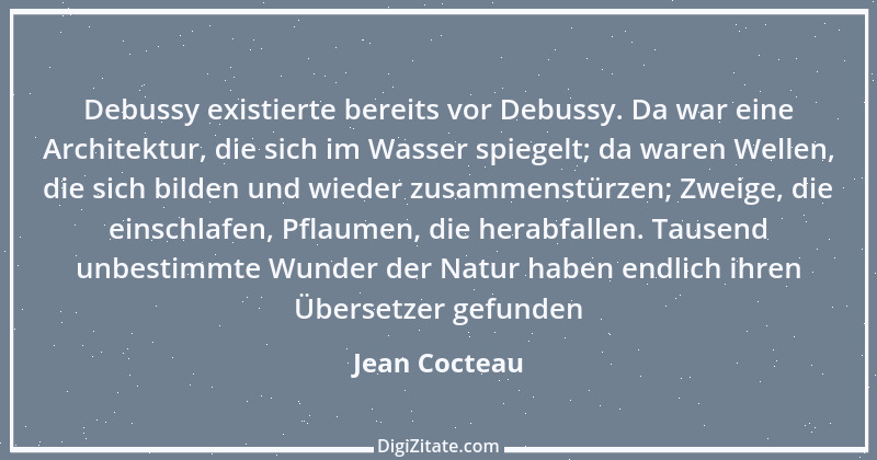 Zitat von Jean Cocteau 34