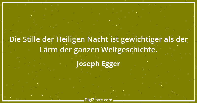 Zitat von Joseph Egger 1