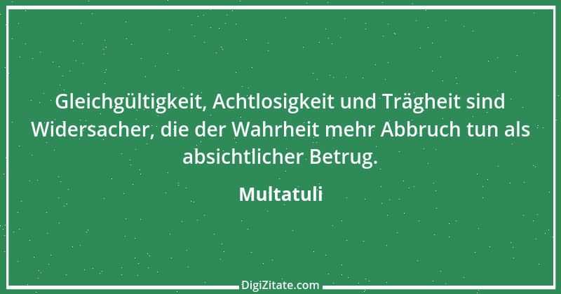 Zitat von Multatuli 10