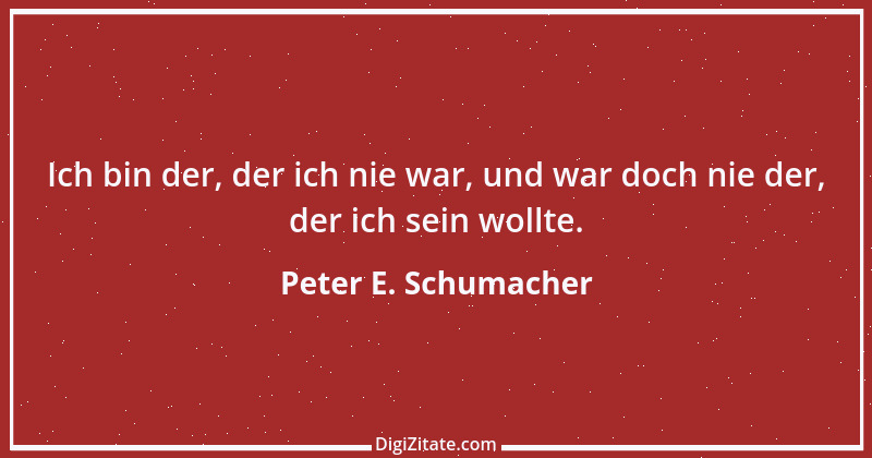 Zitat von Peter E. Schumacher 28