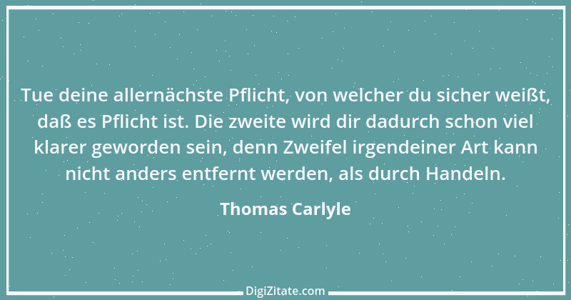 Zitat von Thomas Carlyle 191