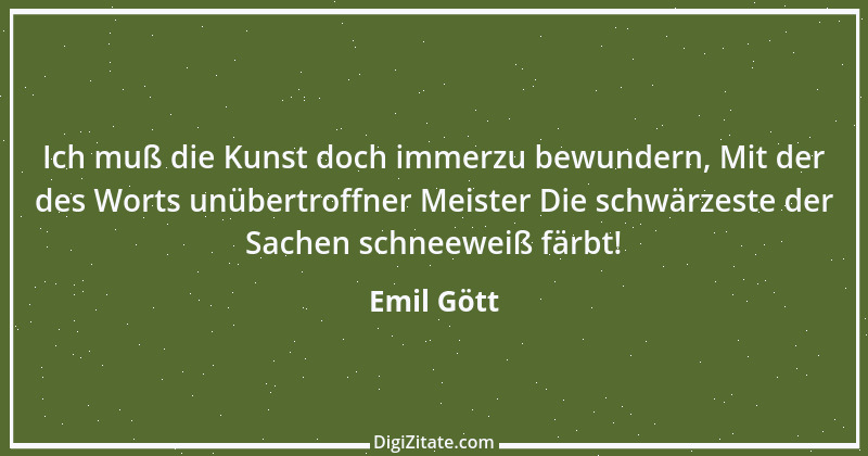 Zitat von Emil Gött 89