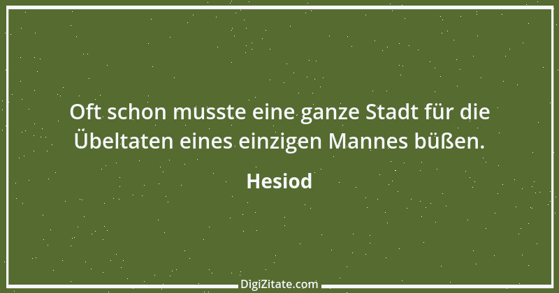 Zitat von Hesiod 10