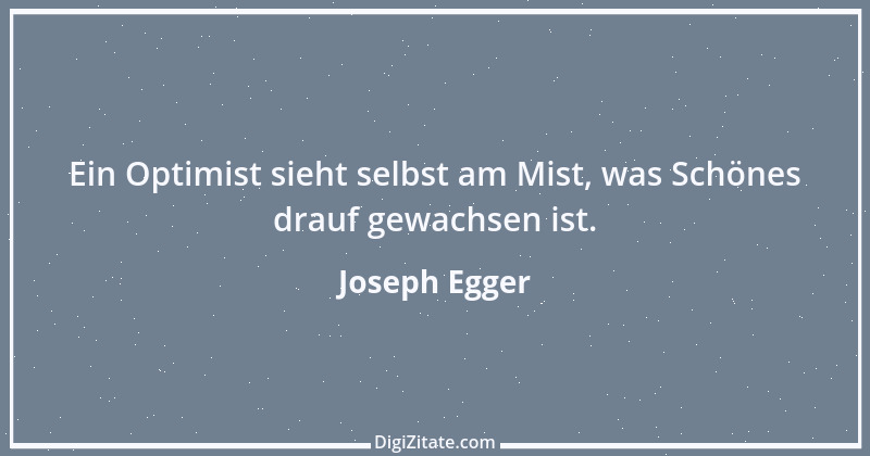 Zitat von Joseph Egger 2