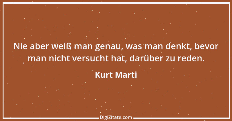 Zitat von Kurt Marti 17