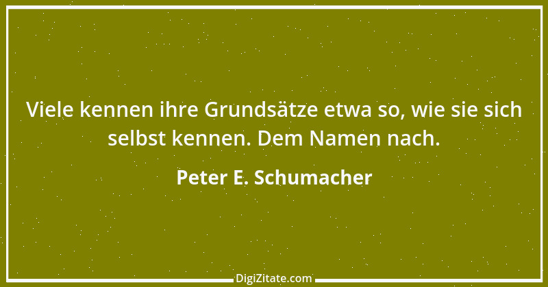 Zitat von Peter E. Schumacher 29