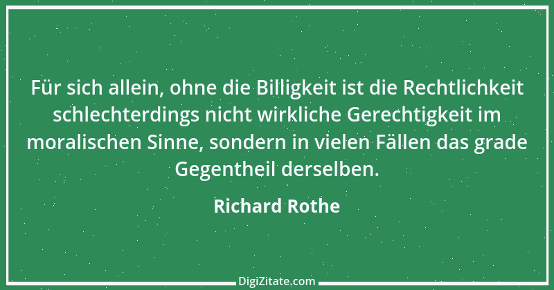 Zitat von Richard Rothe 76