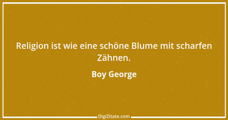 Zitat von Boy George 2