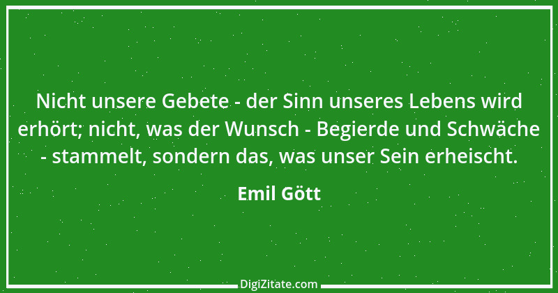 Zitat von Emil Gött 90