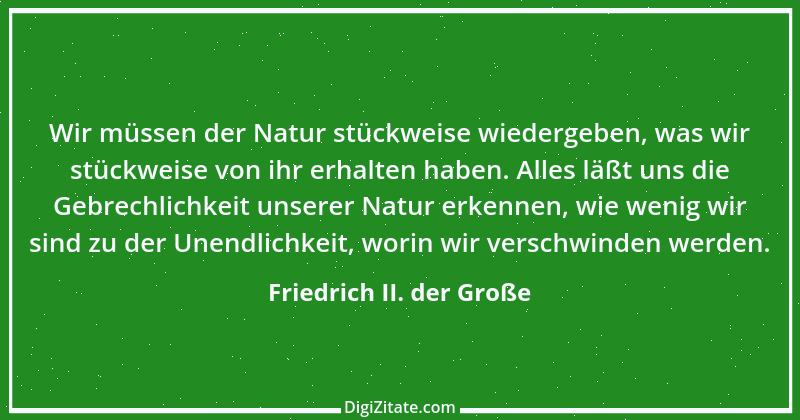 Zitat von Friedrich II. der Große 377