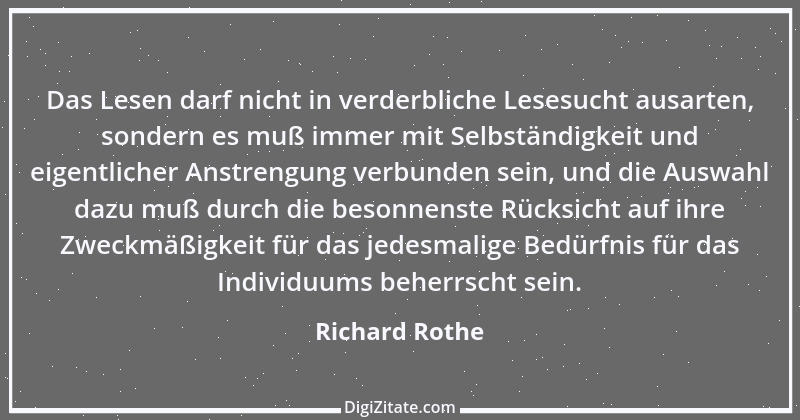 Zitat von Richard Rothe 77