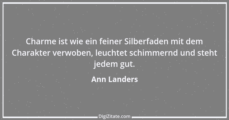 Zitat von Ann Landers 2