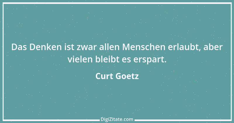 Zitat von Curt Goetz 63