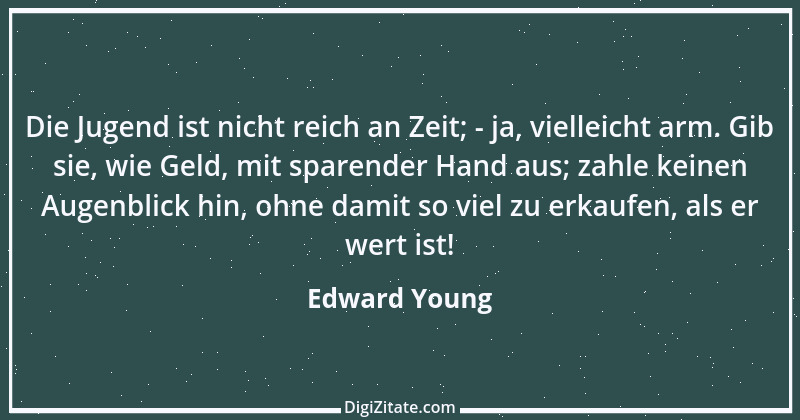 Zitat von Edward Young 8