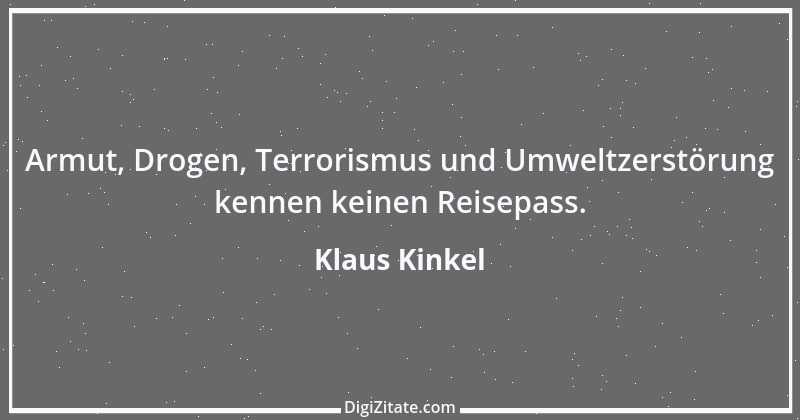 Zitat von Klaus Kinkel 16