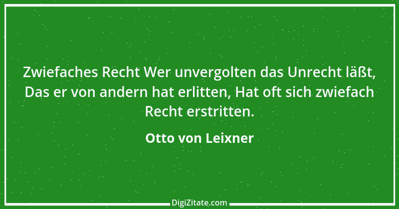 Zitat von Otto von Leixner 30